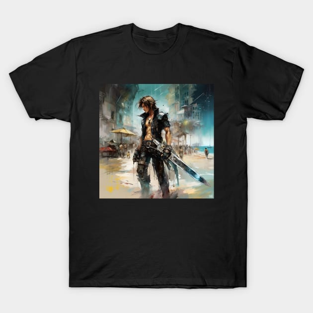 Squall Leonhart T-Shirt by Shareh's Designs 